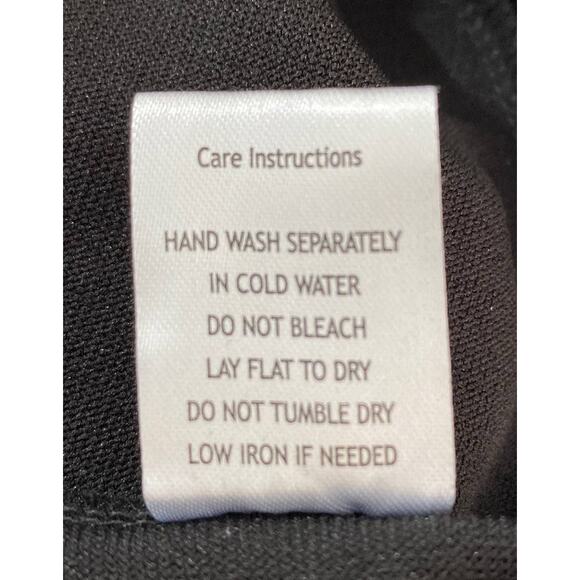 Emerald Sundae Sz O Black Bodycon Dress Built In Bra Ruched Back Exposed Zipper - Picture 12 of 12